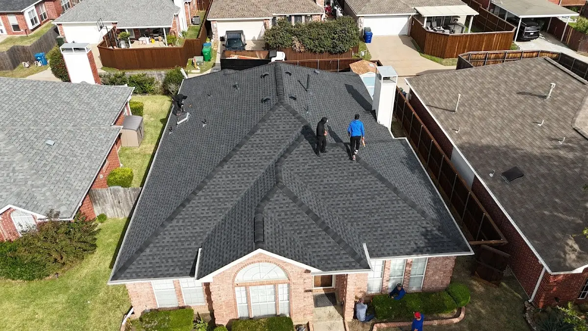 Commercial Roofing work in progress on a Cudahy property